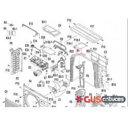 Condenseur climatisation 1775314 Daikin