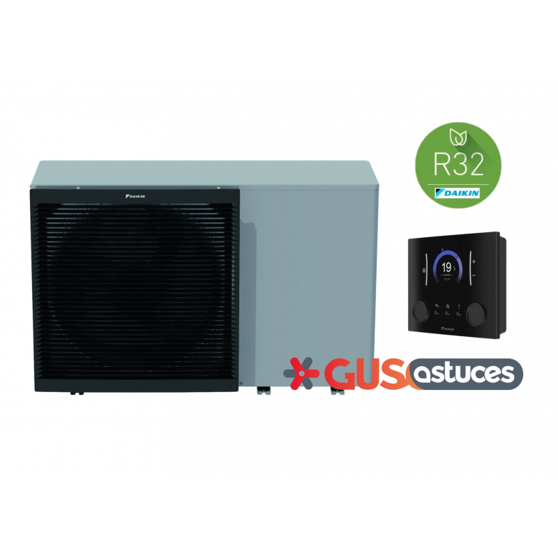 Altherma 3M Monobloc chaud seul 9, 11, 14, 16 kW Monophasé avec appoint 3kW EDLA-D3V3 Daikin Altherma 3M Monobloc chaud seul 9, 11, 14, 16 kW Monophasé avec appoint 3kW EDLA-D3V3 Daikin