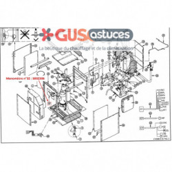 Manomètre et soupape de sécurité 5002306 Daikin