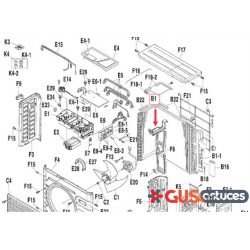 Condenseur climatisation 1775314 Daikin