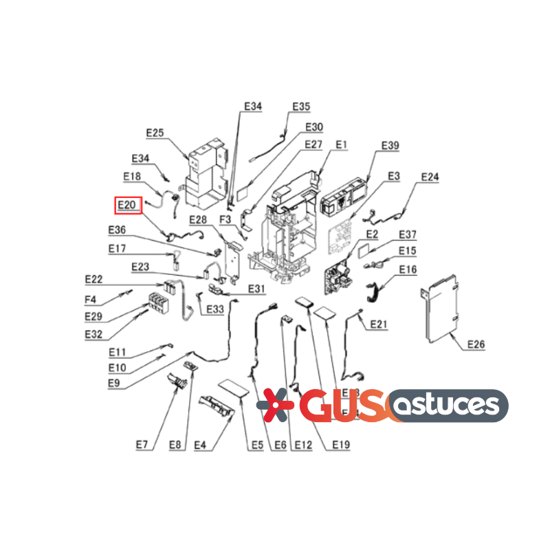 Câble moteur 5021240 Daikin Câble moteur 5021240 Daikin