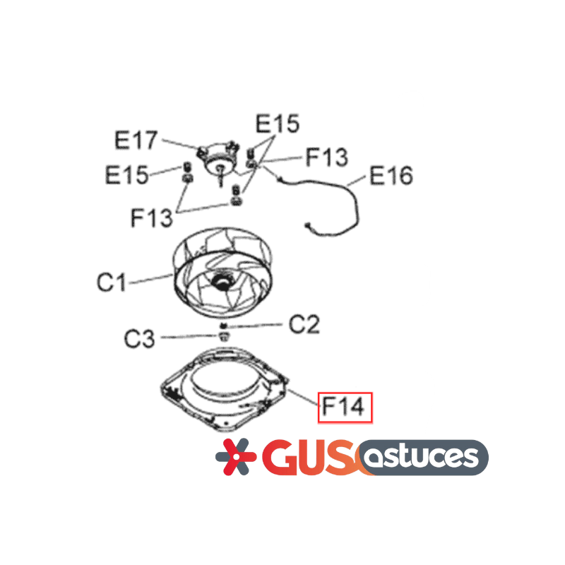 Support turbine 5010995 Daikin Support turbine 5010995 Daikin