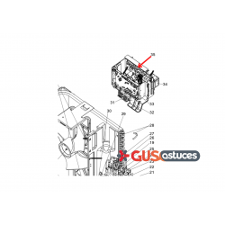 Carte de puissance R01Z51353 Mitsubishi