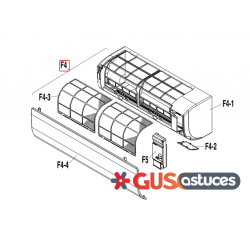 Grille ventilation 5020581 Daikin