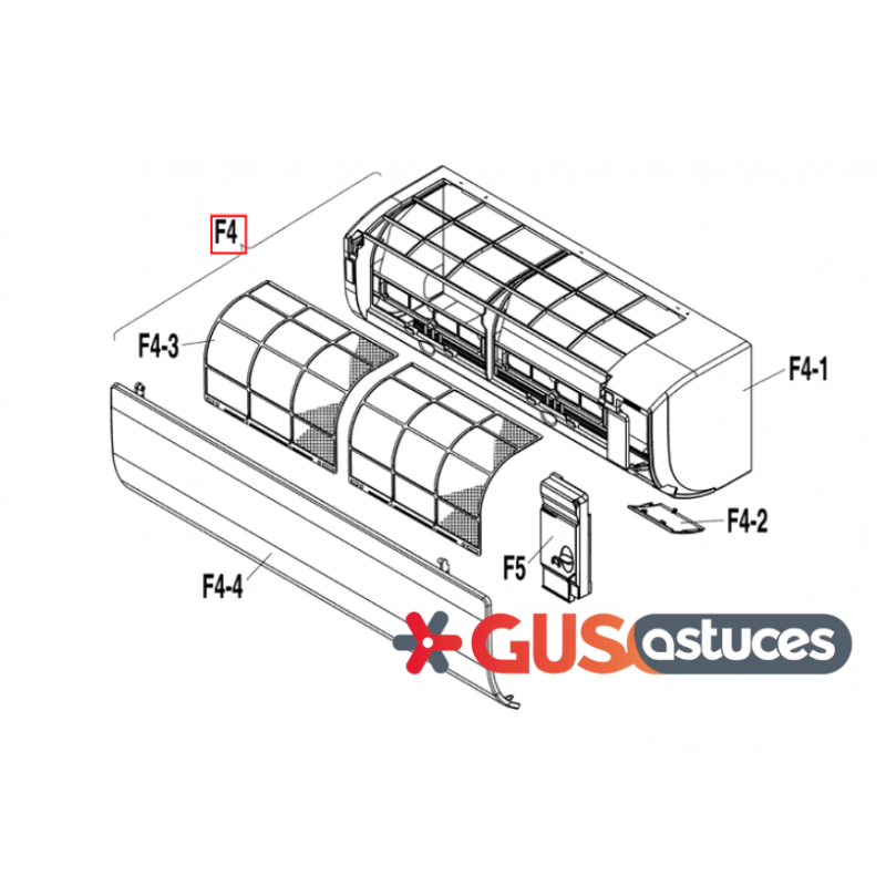 Grille de ventilation 5020581 Daikin