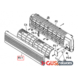 Panneau avant 0949693 Daikin