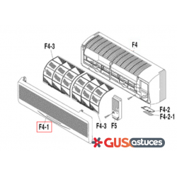 Grille de façade 1396913 Daikin