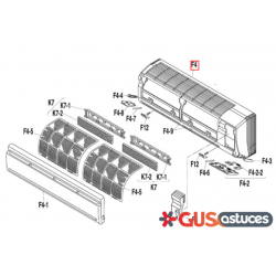 Panneau avant 160058J Daikin