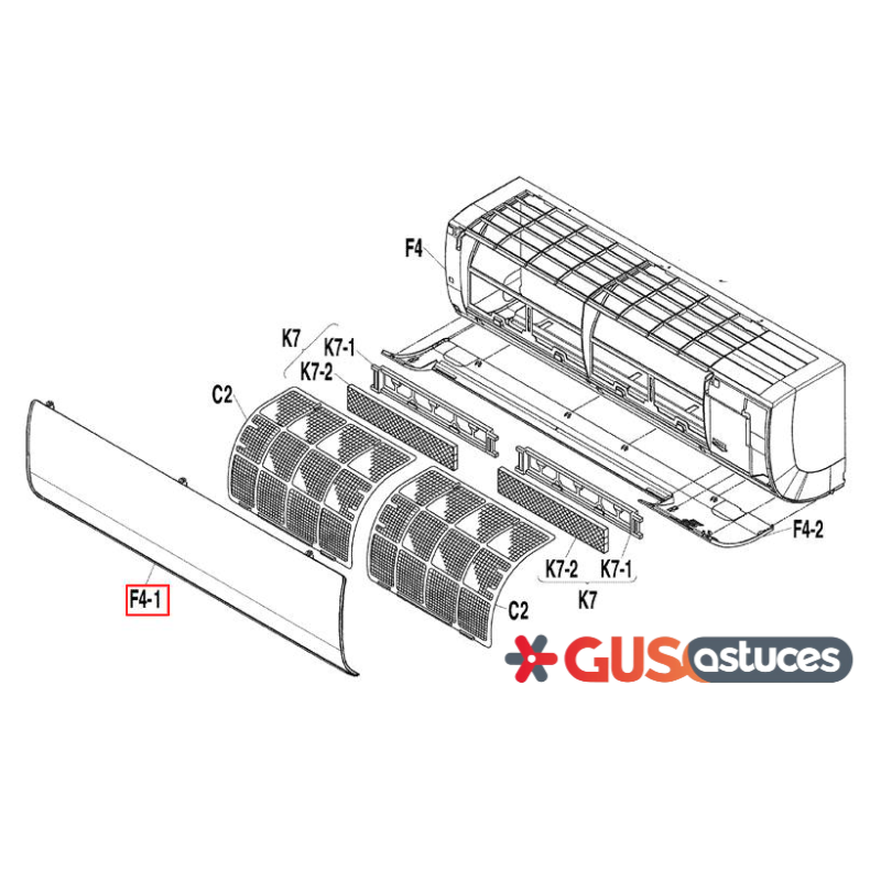 Ensemble de panneau 5010305 Daikin