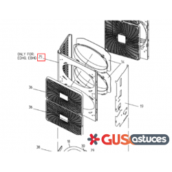 Face avant 5006325 Daikin