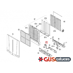 Filtre capteur poussière 1188718 Daikin