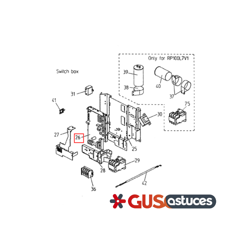 Platine 1398793 Daikin