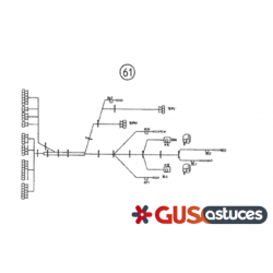 Câble de liaison 5008406 Daikin