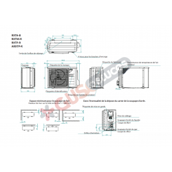 Console Perfera 2.5kW et 3.5kW - FVXM-A + RXTP-R Daikin