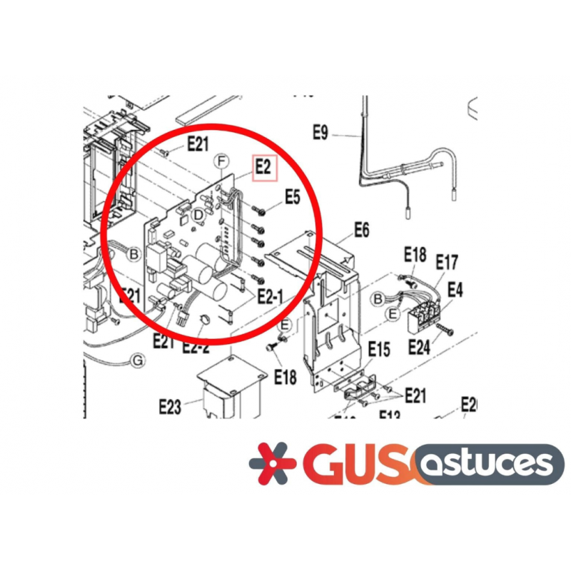 Platine de contrôle 5022164