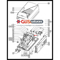 Isolant bloc résistance électrique 301706P Daikin