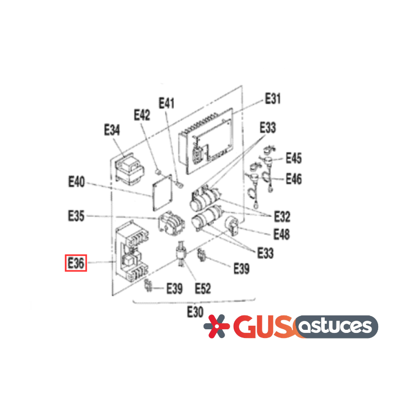 Carte filtre anti parasite 1187513 Daikin