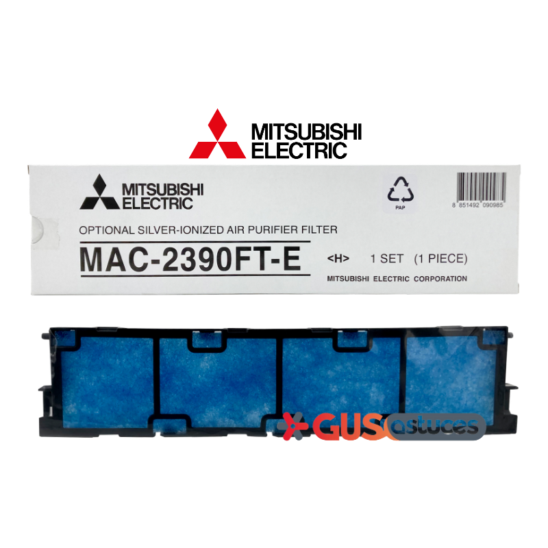 Filtre anti allergène à enzyme MAC-2390FT Mitsubishi