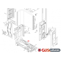 Socle inférieur 5017987 Daikin