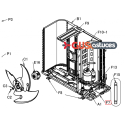 Tôle dessous 5029981 Daikin