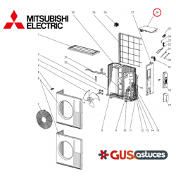 Platine Inverter E22P45451 Mitsubishi