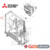 Hélice de ventilation S70K04115 Mitsubishi