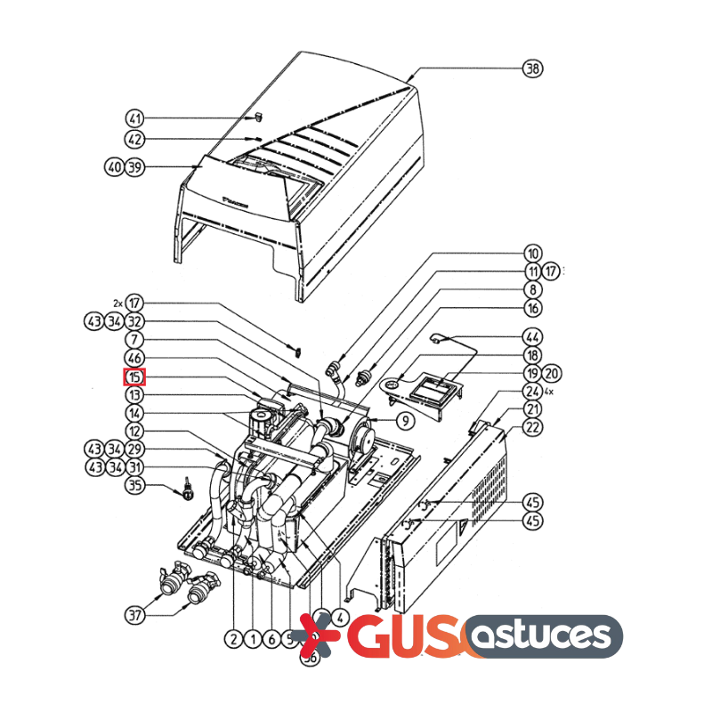 Repair kit pump replacement  5042639 Daikin