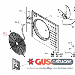 Grille unité extérieure 5009117 Daikin