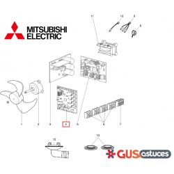 Carte de contrôle E22F22450 Mitsubishi