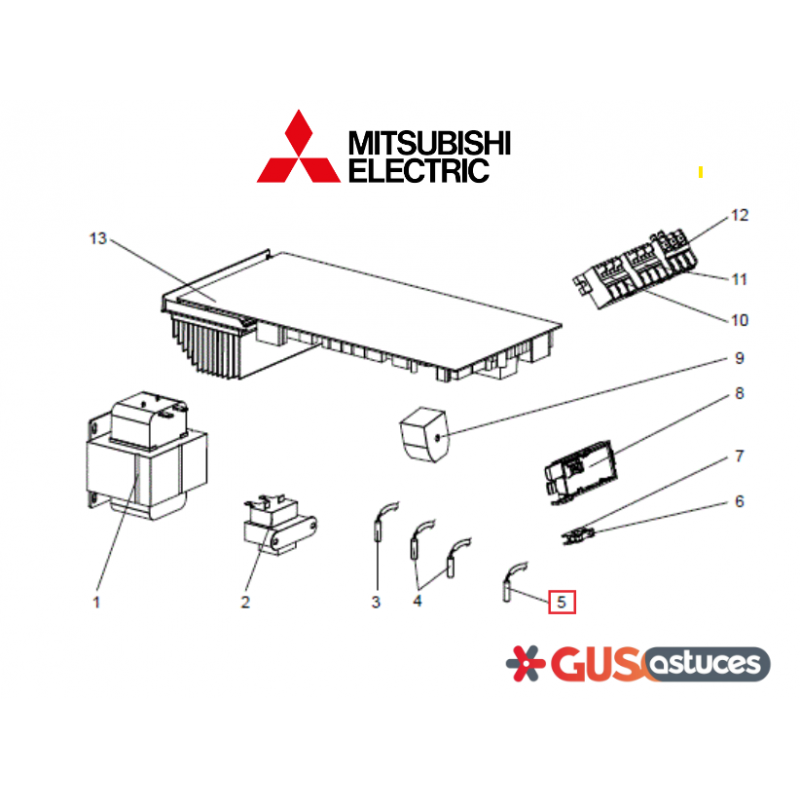 Sonde de température E22W50309 Mitsubishi