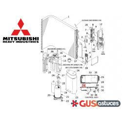 Carte de puissance RPC505A861C Mitsubishi Heavy