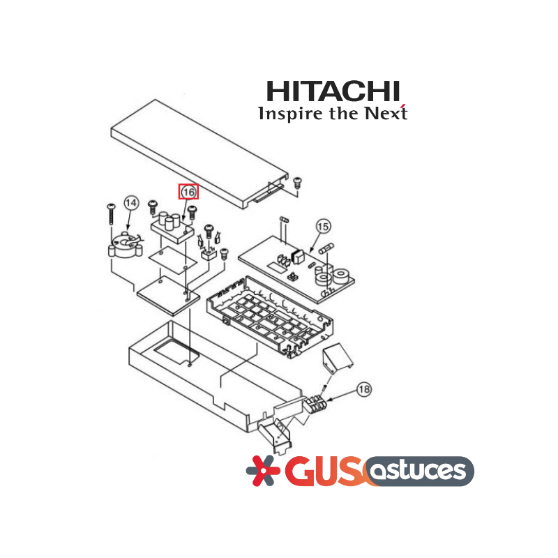 Module d'alimentation PMRAC40CNH2S01 Hitachi