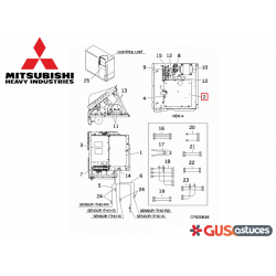 Carte Inverter PCA505A108SD Mitsubishi Heavy