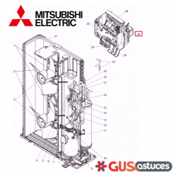 Réacteur T7WE24259 Mitsubishi