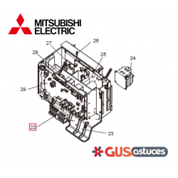 Bornier T7WE61716 Mitsubishi