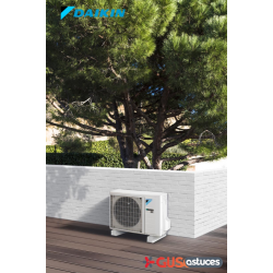 Le climatiseur Daikin Stylish Bluevolution noir FTXA-CB + RXA-A8/B8
