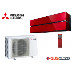 Climatiseur mural design de luxe MUZ-LN + MSZ-LN rouge Mitsubishi