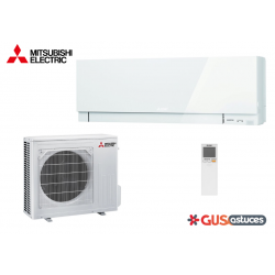 Climatiseur design blanc MUZ-EF + MSZ-EF Mitsubishi