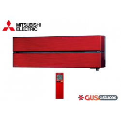 Climatiseur mural design de luxe MSZ-LN rouge Mitsubishi