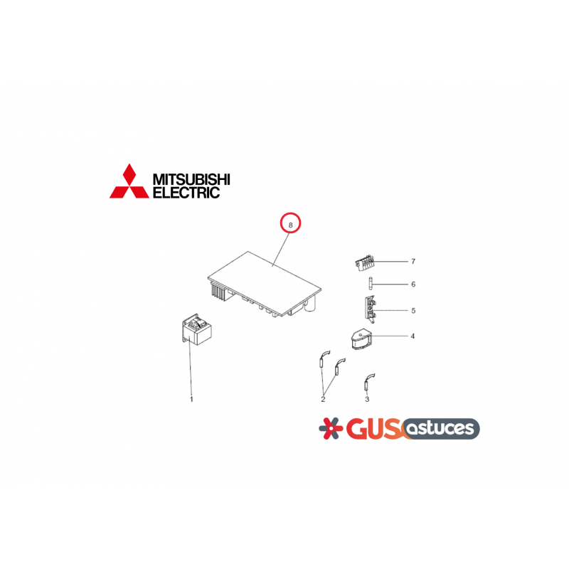 Carte électronique E22K01451 Mitsubishi